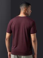 V Neck Solid T-shirt - Image 3