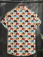 Multi Color Cartoon Printed Cotton Shirt - Image 4